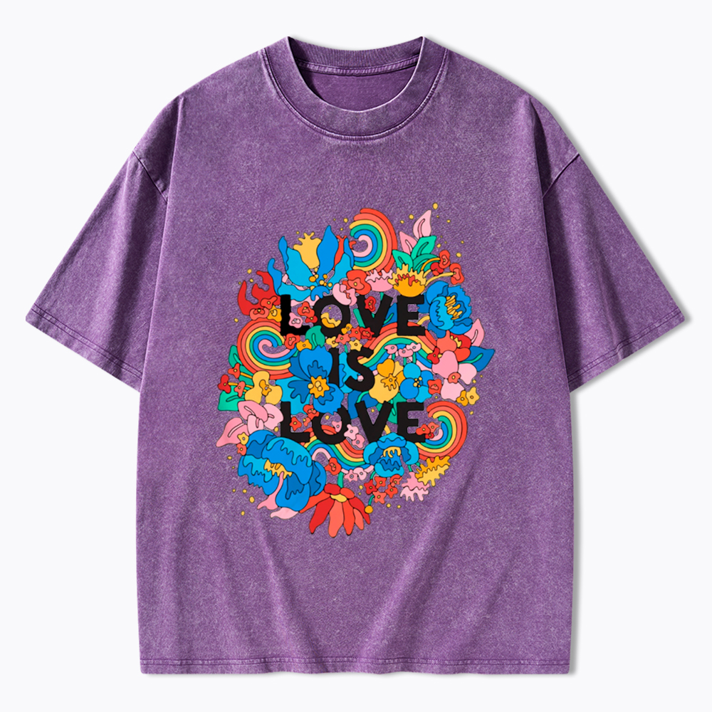 Love is love Pride Washed T-Shirt