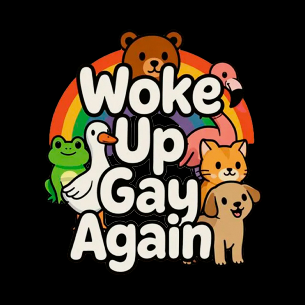Woke Up Gay Again Washed T-Shirt