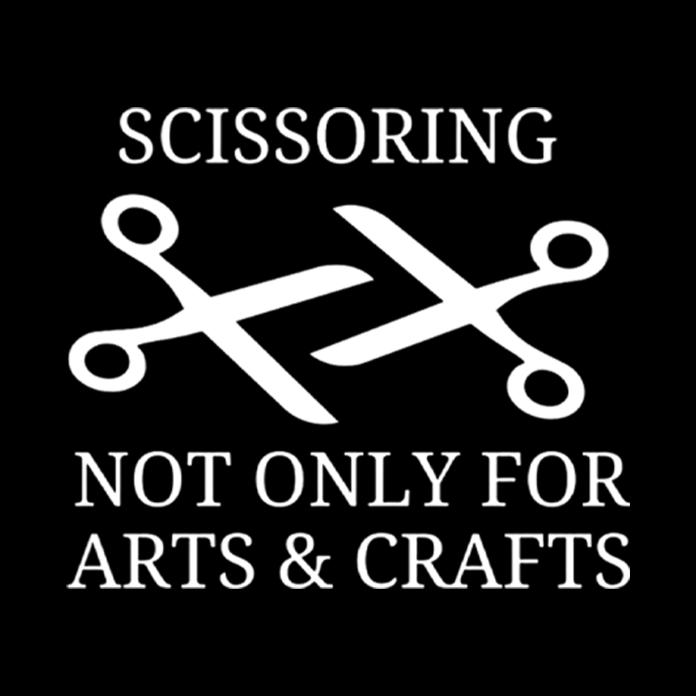 Scissoring Not Only for Arts & Crafts Washed T-Shirt