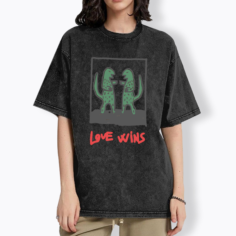 Love Wins Washed T-Shirt