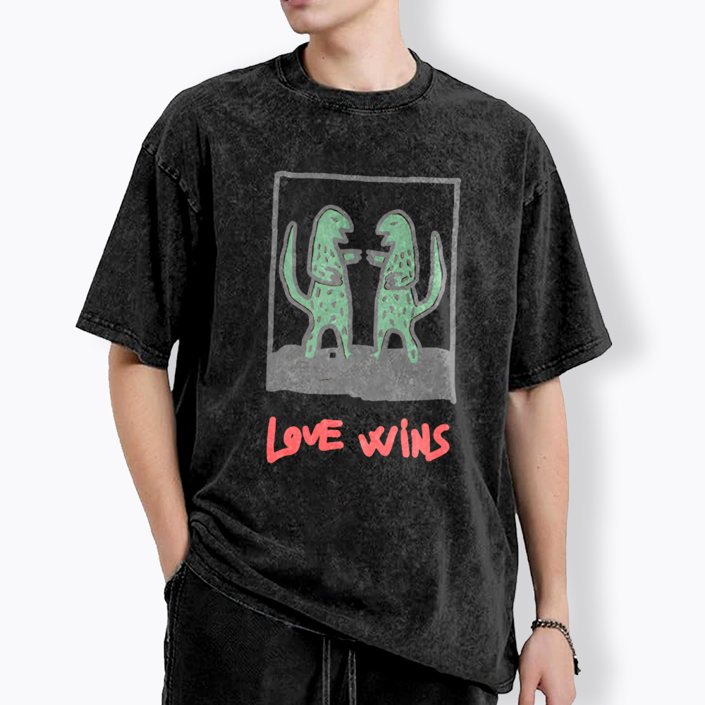 Love Wins Washed T-Shirt