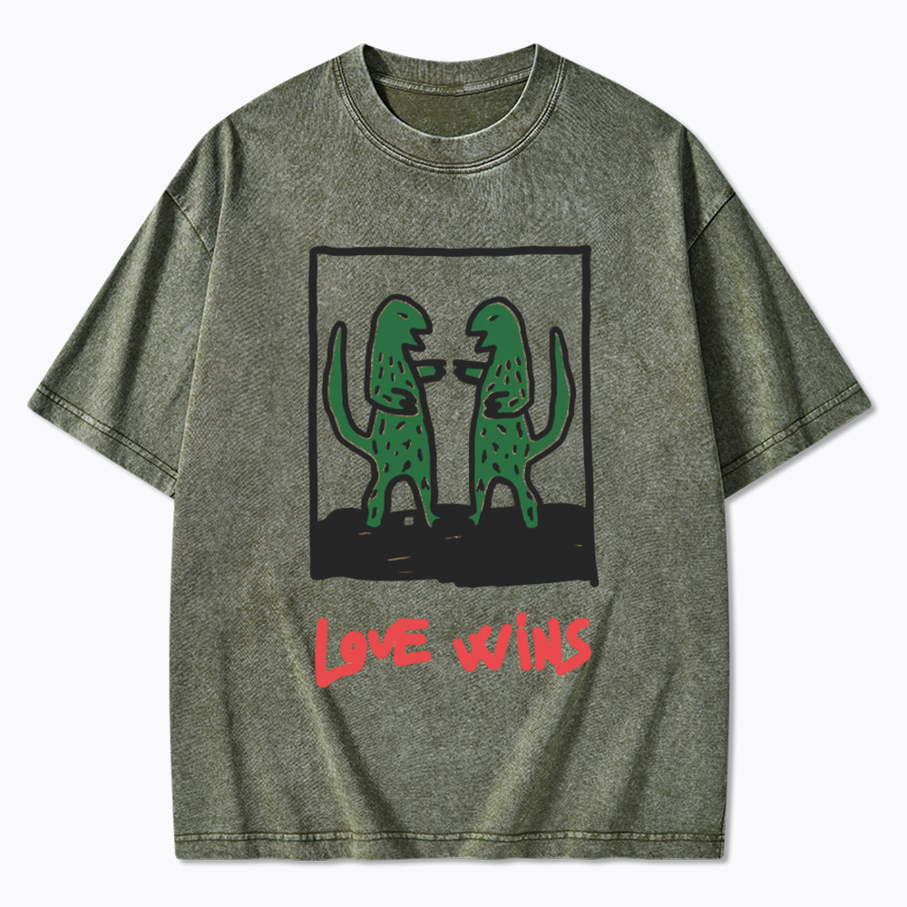 Love Wins Washed T-Shirt