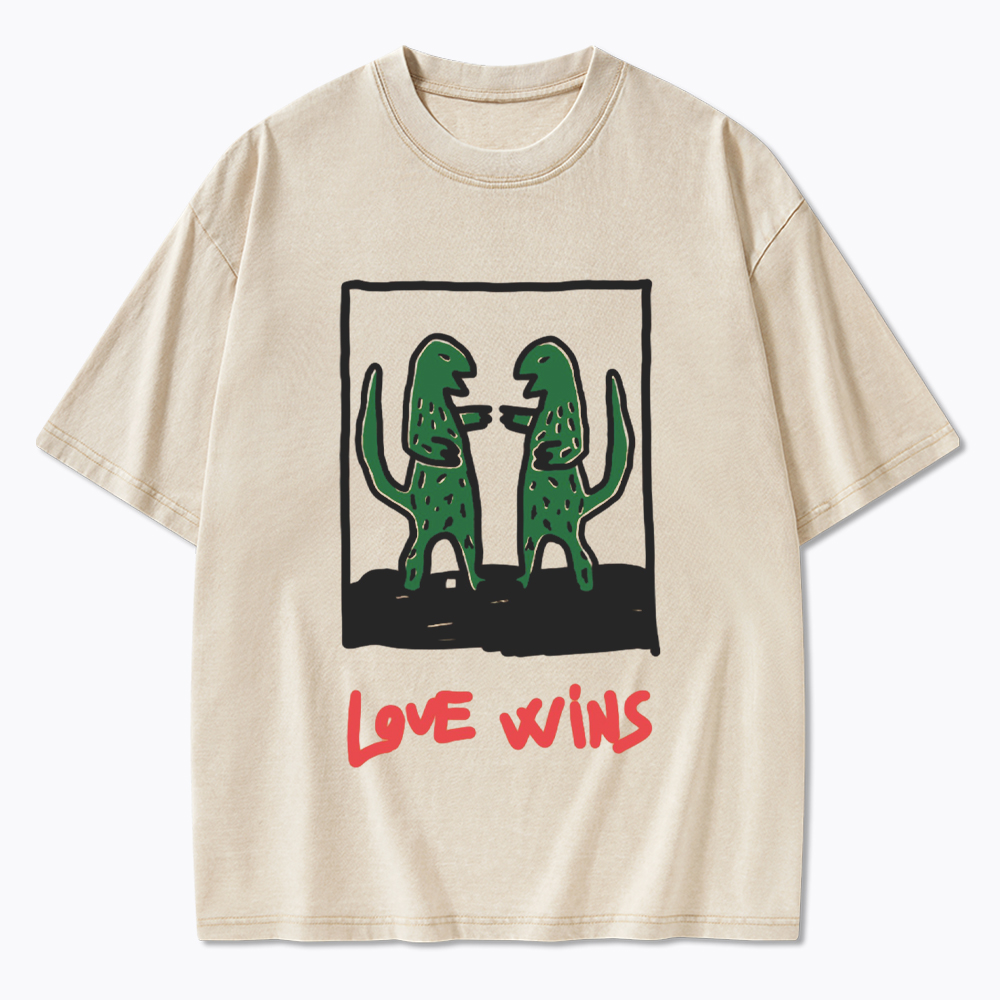 Love Wins Washed T-Shirt