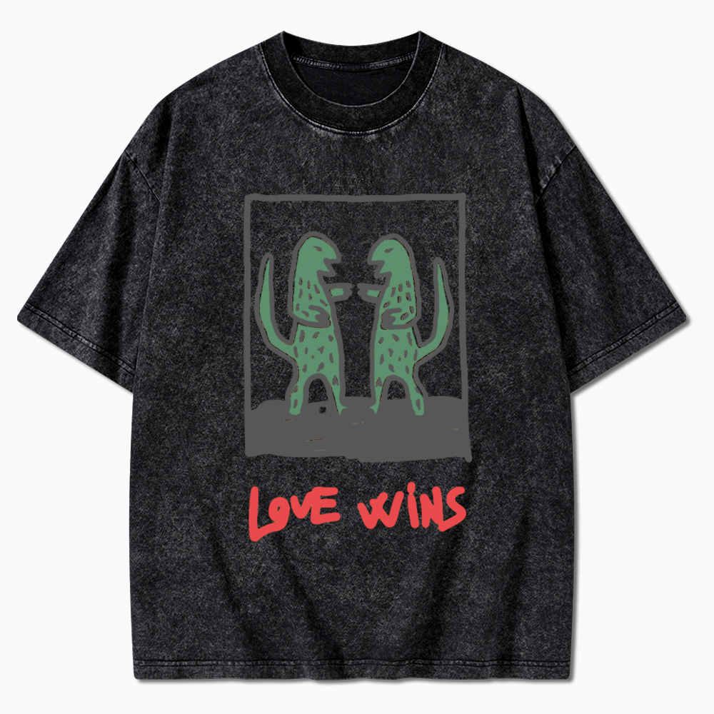 Love Wins Washed T-Shirt