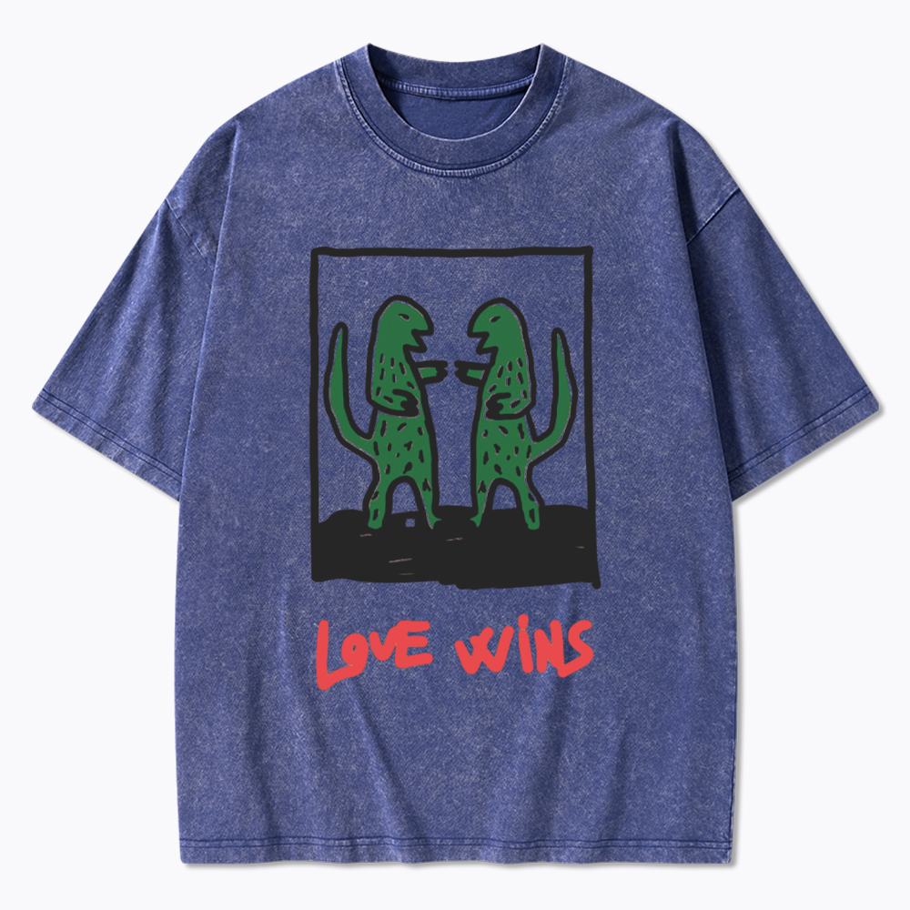 Love Wins Washed T-Shirt