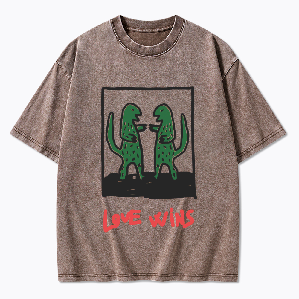Love Wins Washed T-Shirt
