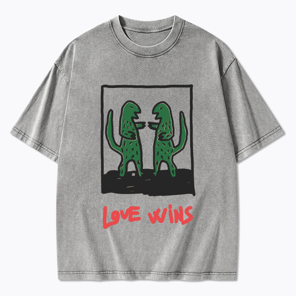 Love Wins Washed T-Shirt