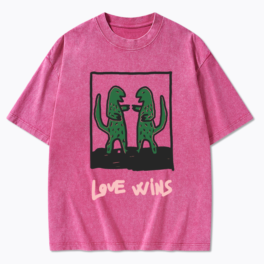 Love Wins Washed T-Shirt