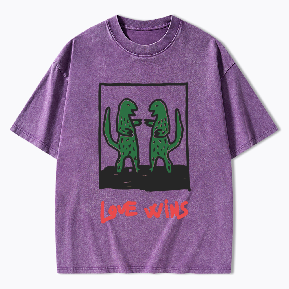 Love Wins Washed T-Shirt