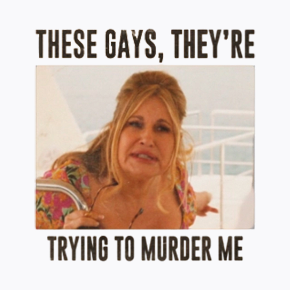 These Gays They Are Trying To Murder Me Washed T-Shirt