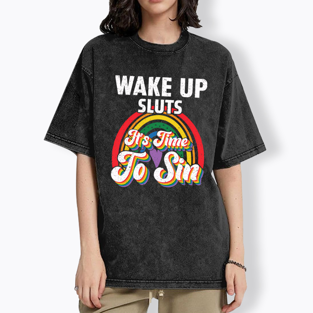 Protect The Dolls Trans Pride Washed T-Shirt