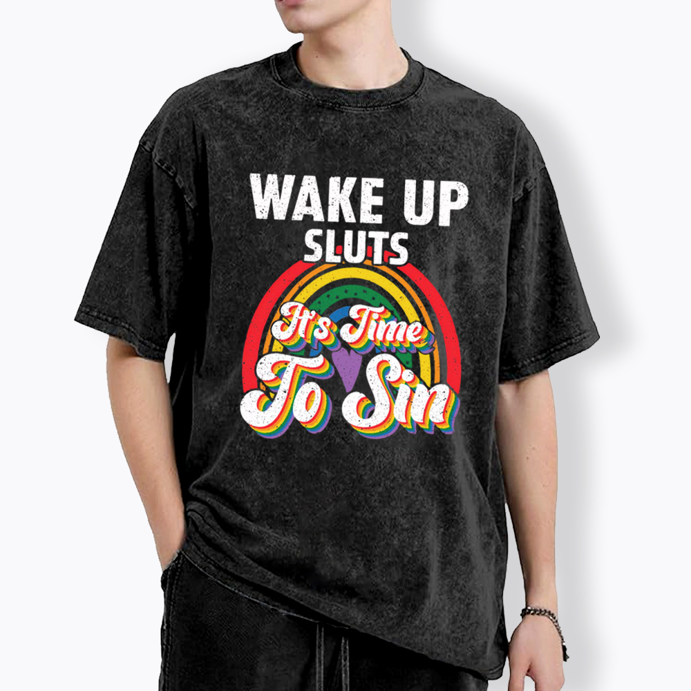 Protect The Dolls Trans Pride Washed T-Shirt