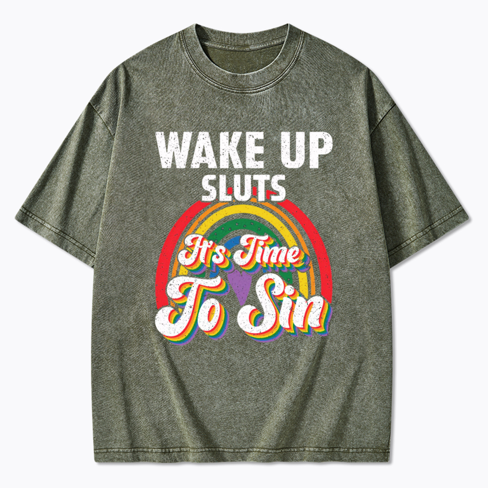 Protect The Dolls Trans Pride Washed T-Shirt