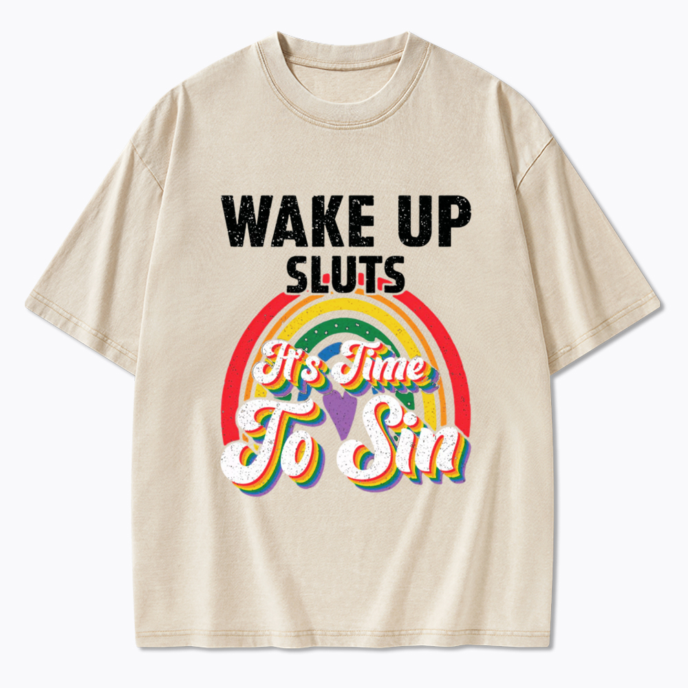 Protect The Dolls Trans Pride Washed T-Shirt