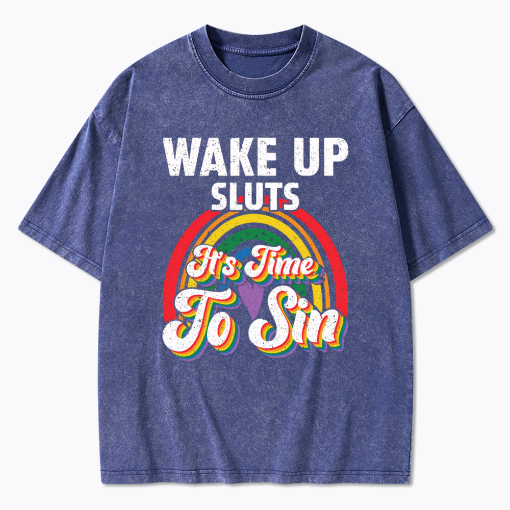 Protect The Dolls Trans Pride Washed T-Shirt