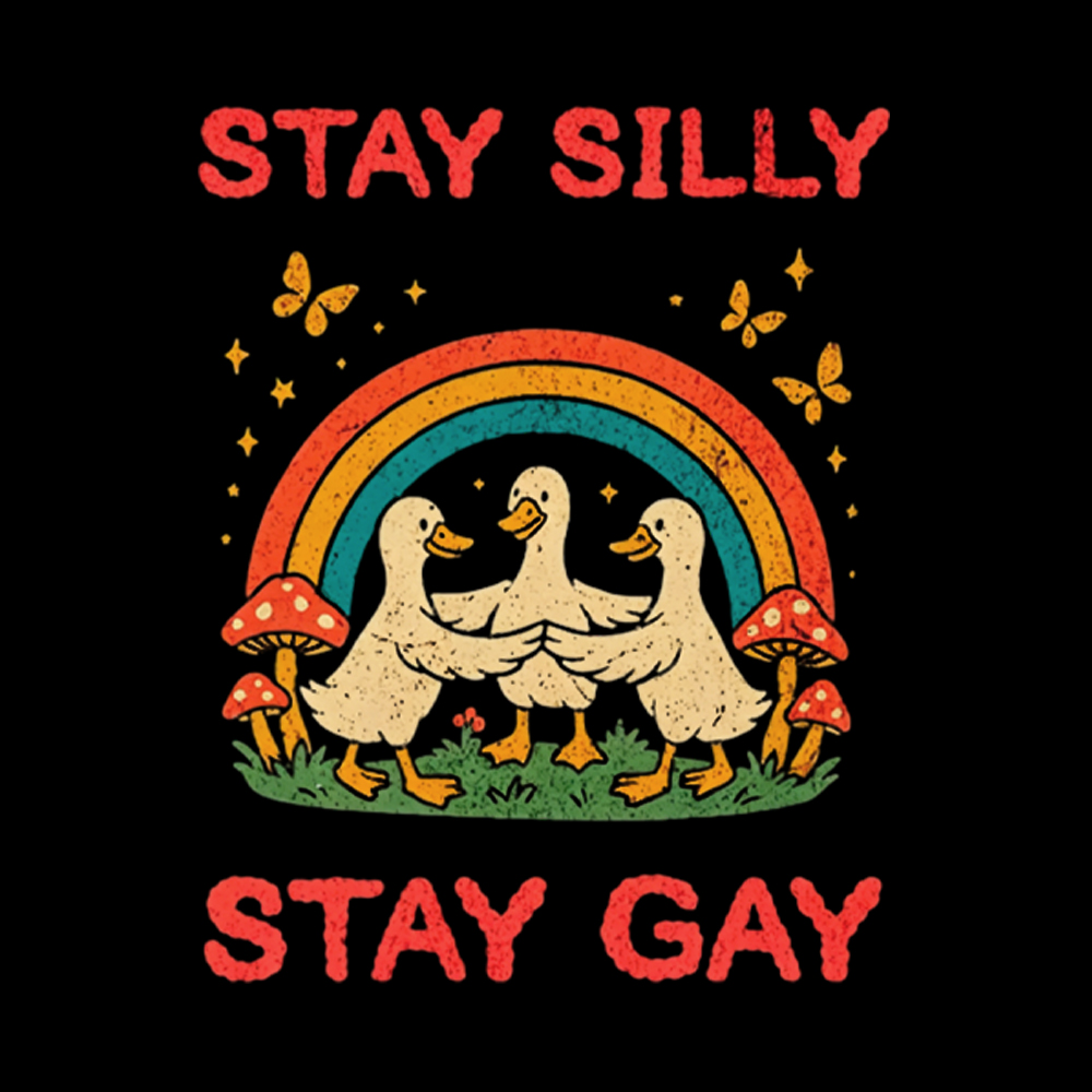 Stay Silly, Stay Gay Washed T-Shirt