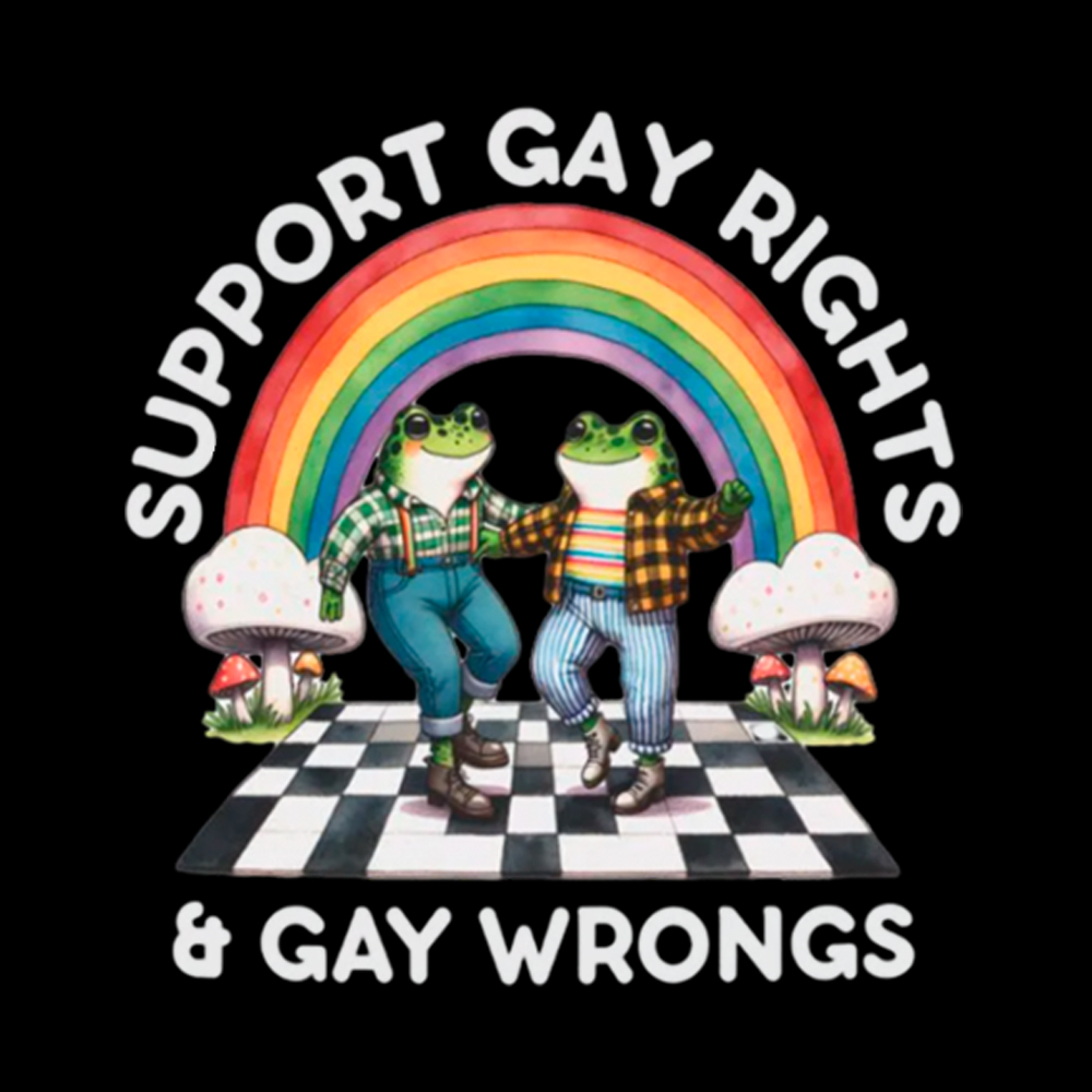 Gay Rights & Wrongs Pride Washed T-Shirt