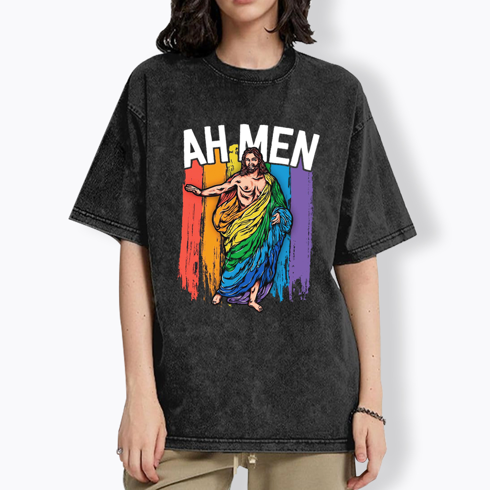 Ah Men Ah Men Washed T-Shirt