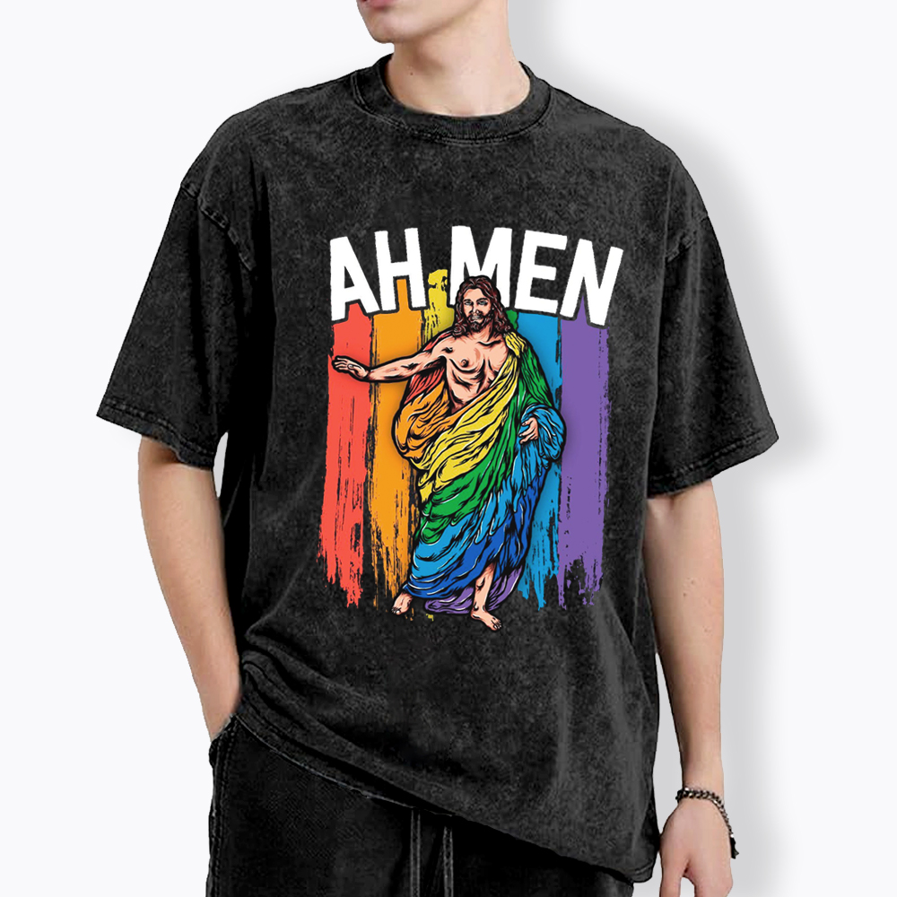 Ah Men Ah Men Washed T-Shirt