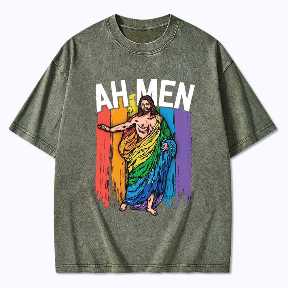 Ah Men Ah Men Washed T-Shirt