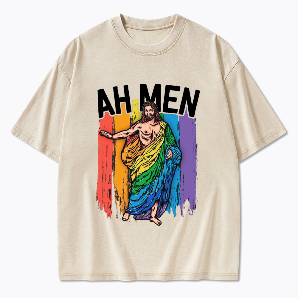 Ah Men Ah Men Washed T-Shirt