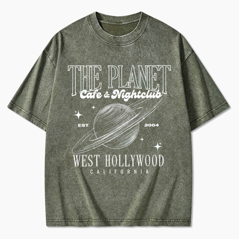 The Planet Cafe Washed T-Shirt