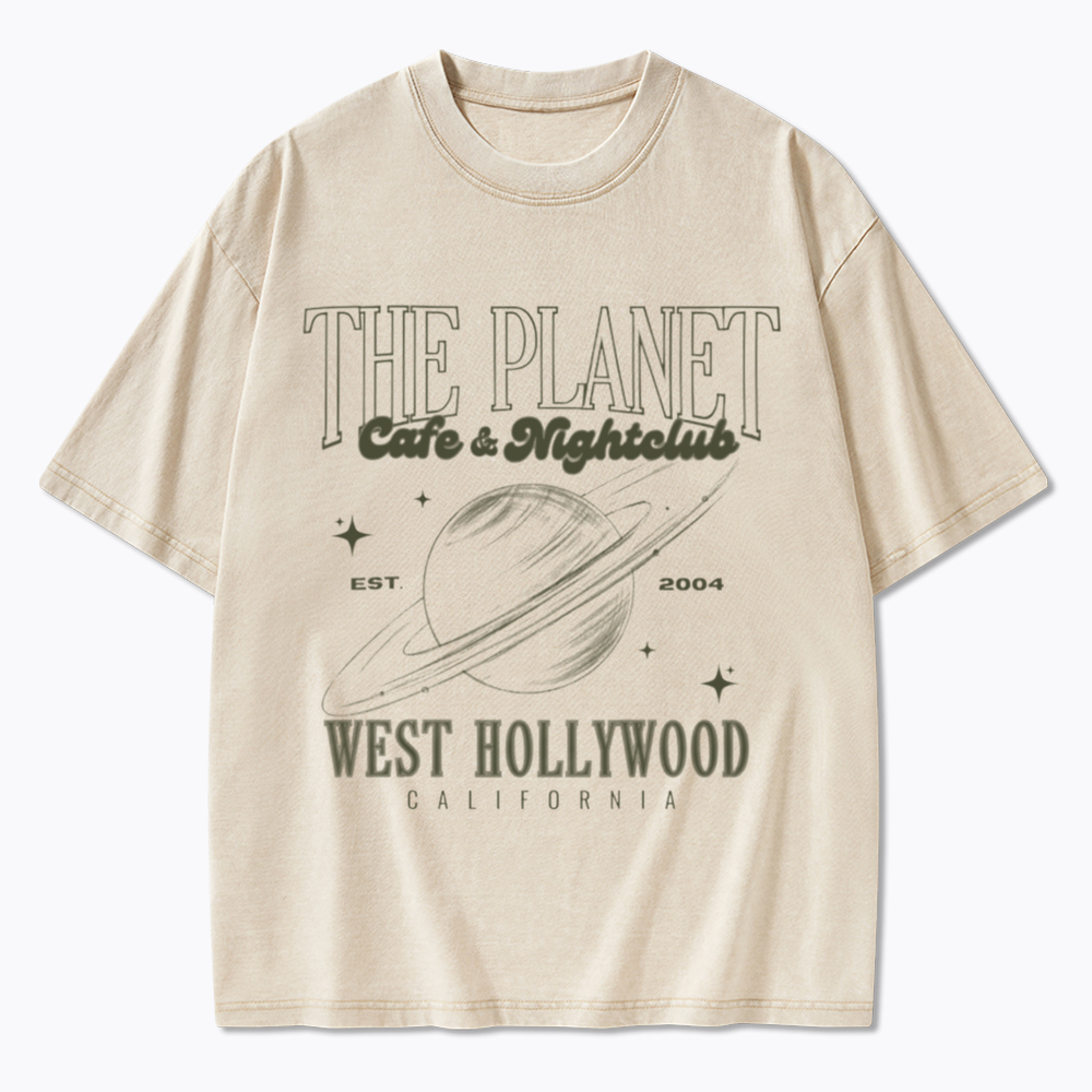 The Planet Cafe Washed T-Shirt