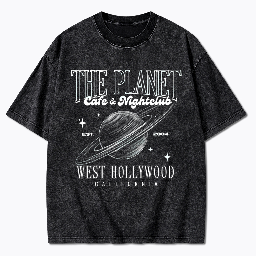 The Planet Cafe Washed T-Shirt