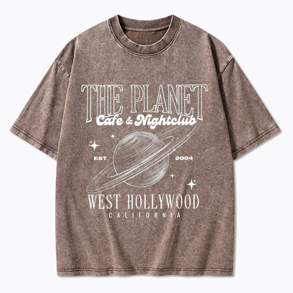 The Planet Cafe Washed T-Shirt