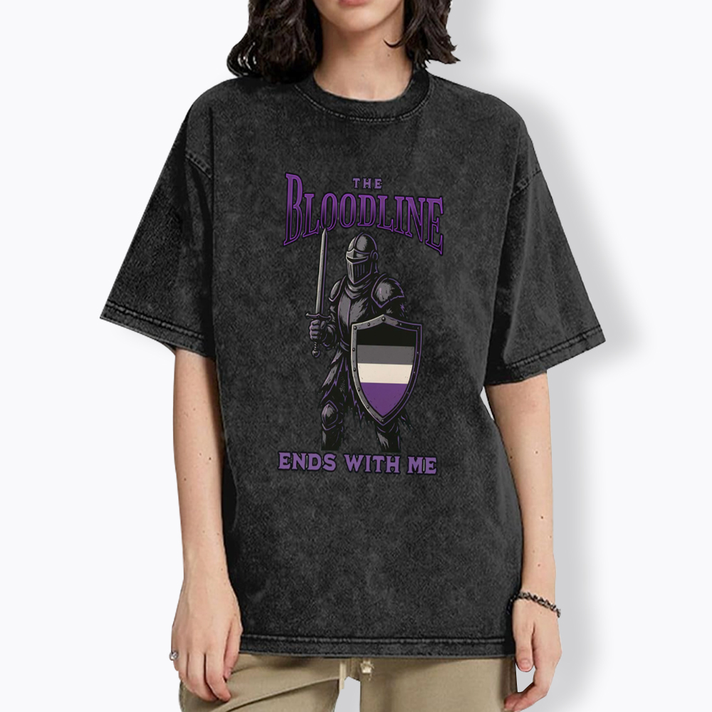 Asexual Medieval Washed T-Shirt