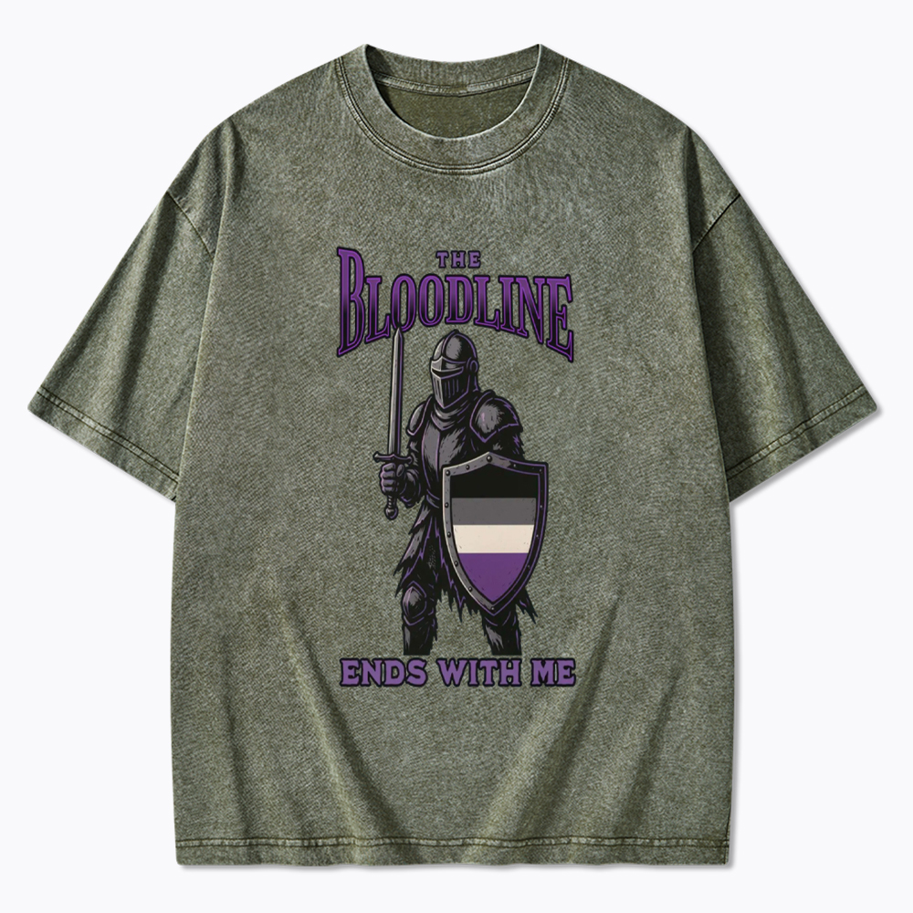 Asexual Medieval Washed T-Shirt