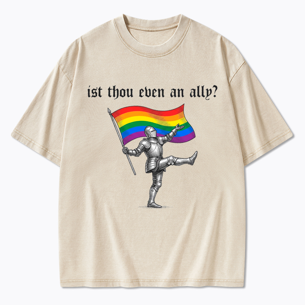 Ist Thou Even an Ally Washed T-Shirt