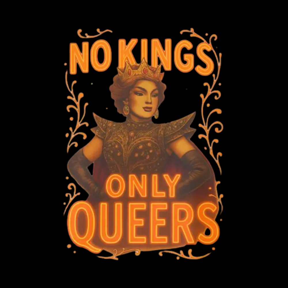 No Kings Only Queers Washed T-Shirt