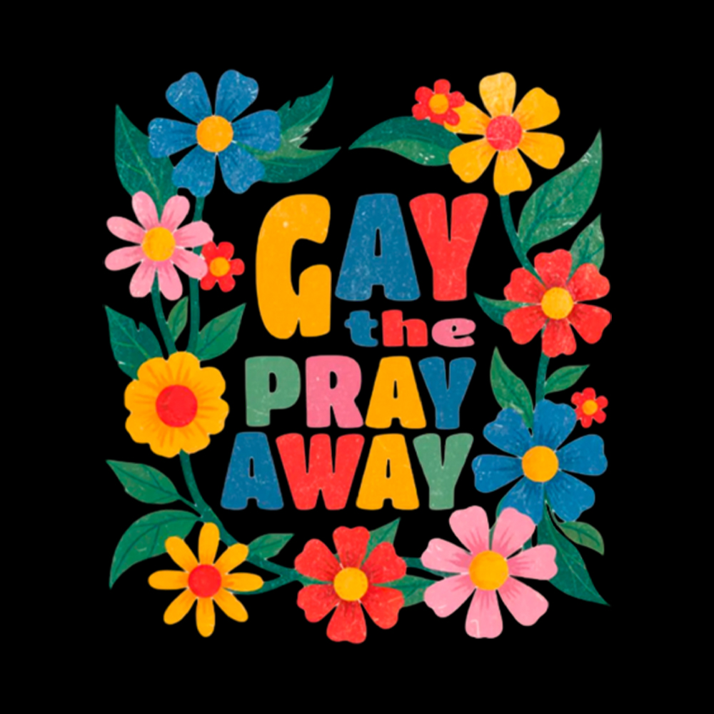 LGBTQ Pride Gay the Pray Away Washed T-Shirt