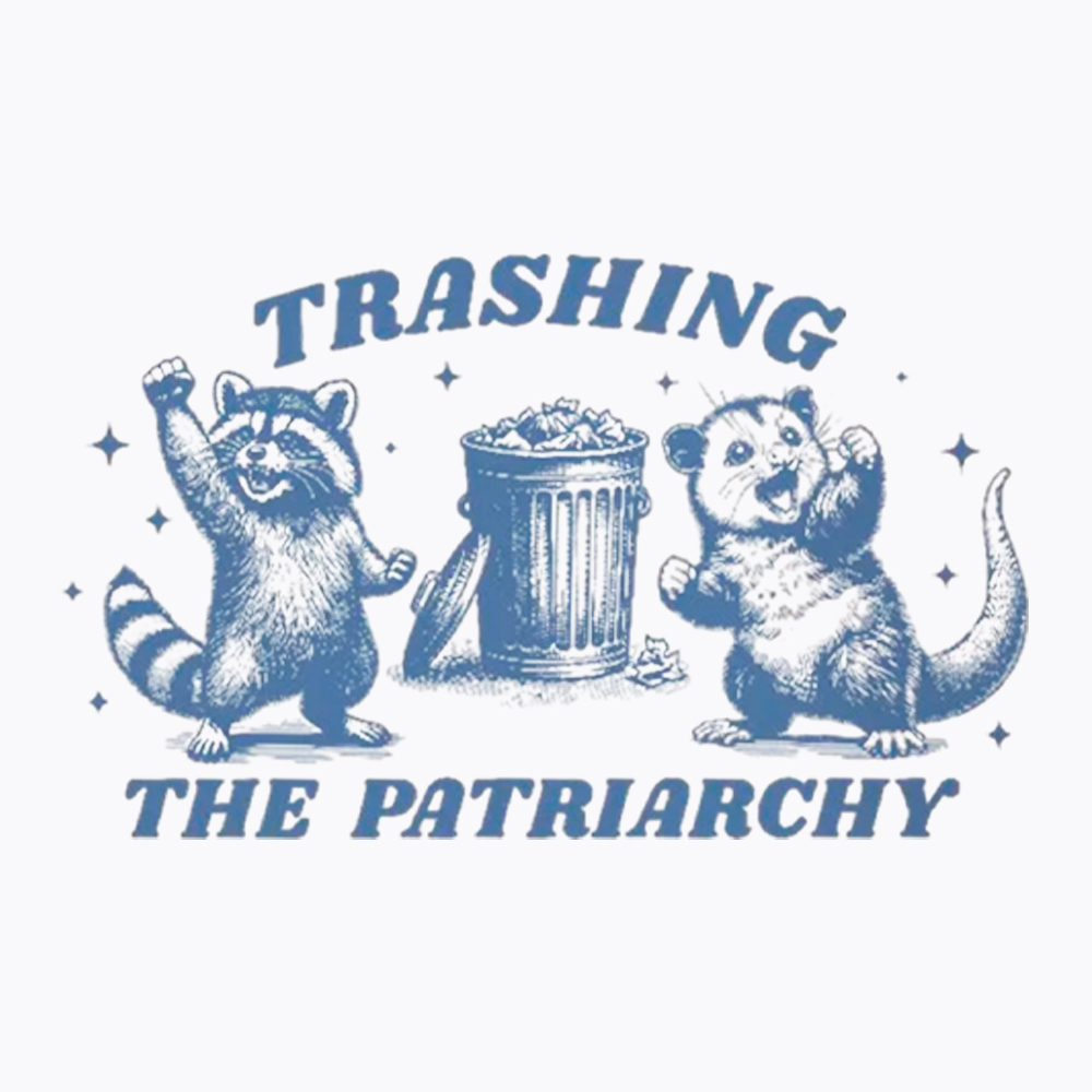 Trashing the Patriarchy Feminism Washed T-Shirt