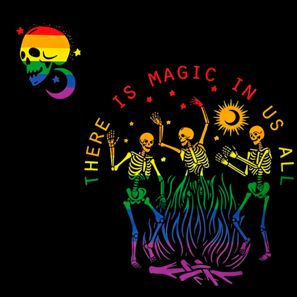 There is Magic in Us All Pride Outfit Washed T-Shirt