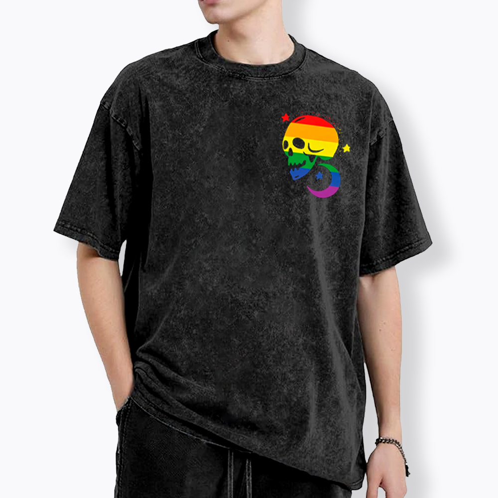 There is Magic in Us All Pride Outfit Washed T-Shirt