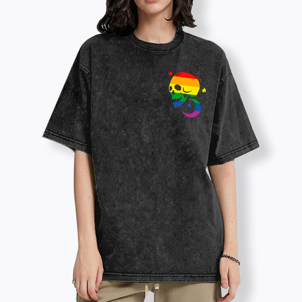 There is Magic in Us All Pride Outfit Washed T-Shirt