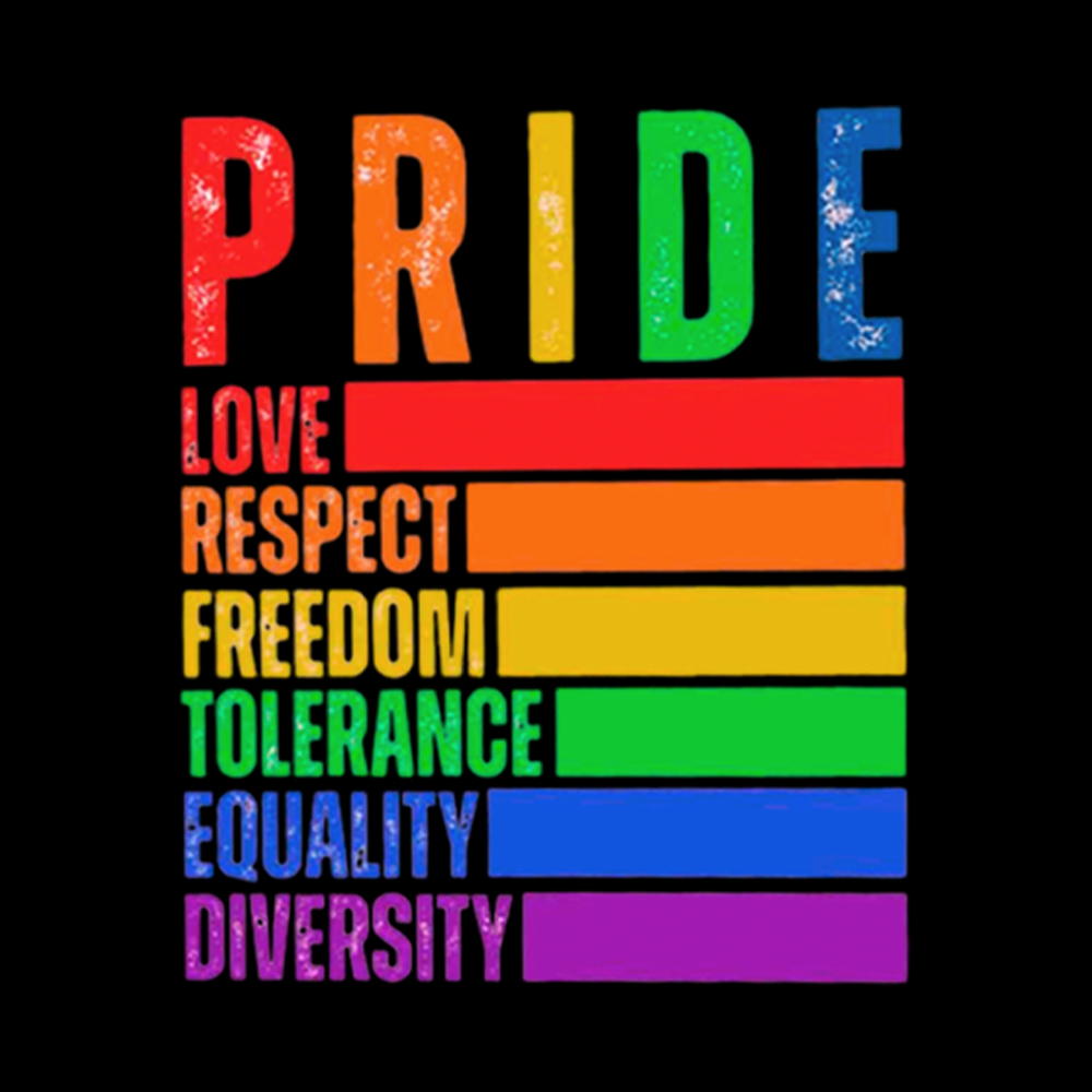 Pride Love Respect Freedom Washed T-Shirt