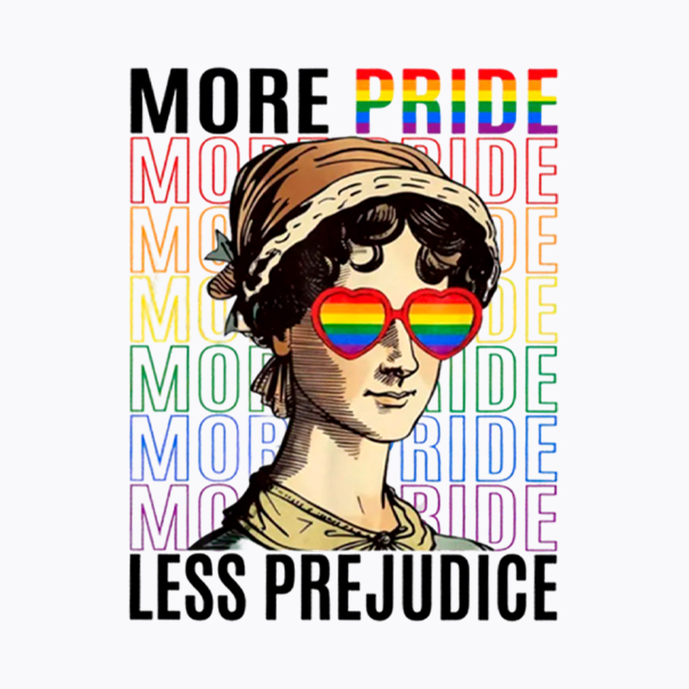 More Pride Less Prejudice Washed T-Shirt