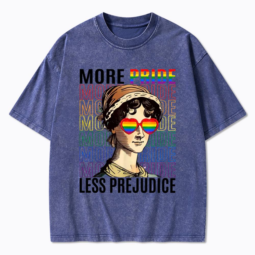More Pride Less Prejudice Washed T-Shirt