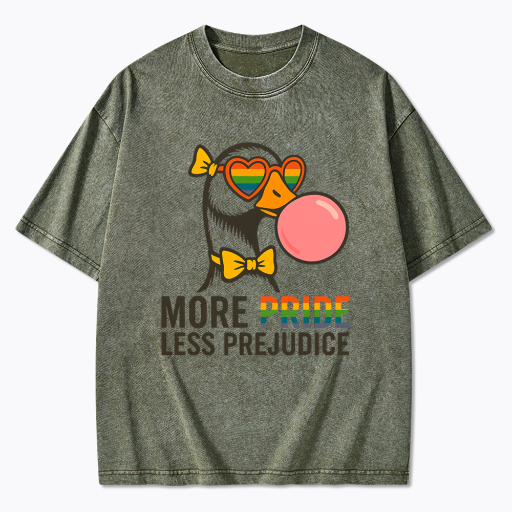 More Pride Less Prejudice Washed T-Shirt
