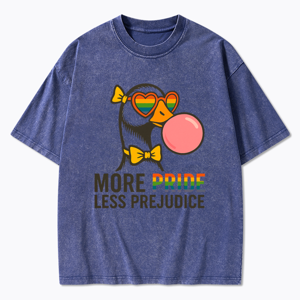 More Pride Less Prejudice Washed T-Shirt