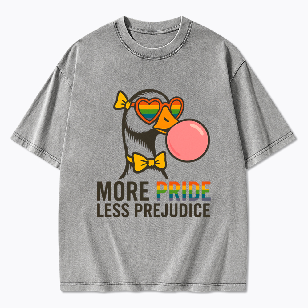 More Pride Less Prejudice Washed T-Shirt