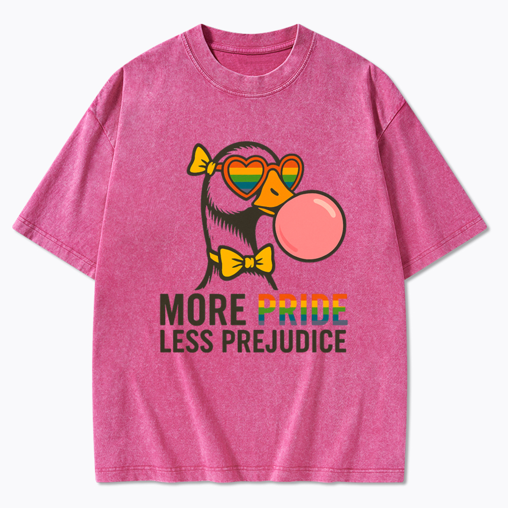 More Pride Less Prejudice Washed T-Shirt