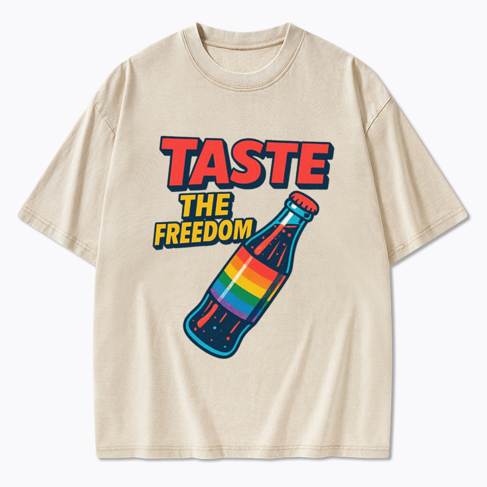 Taste The Freedom Pride Washed T-Shirt