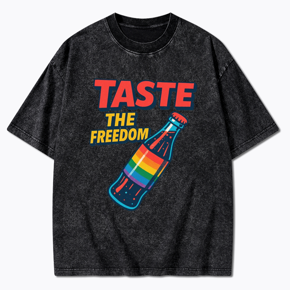 Taste The Freedom Pride Washed T-Shirt
