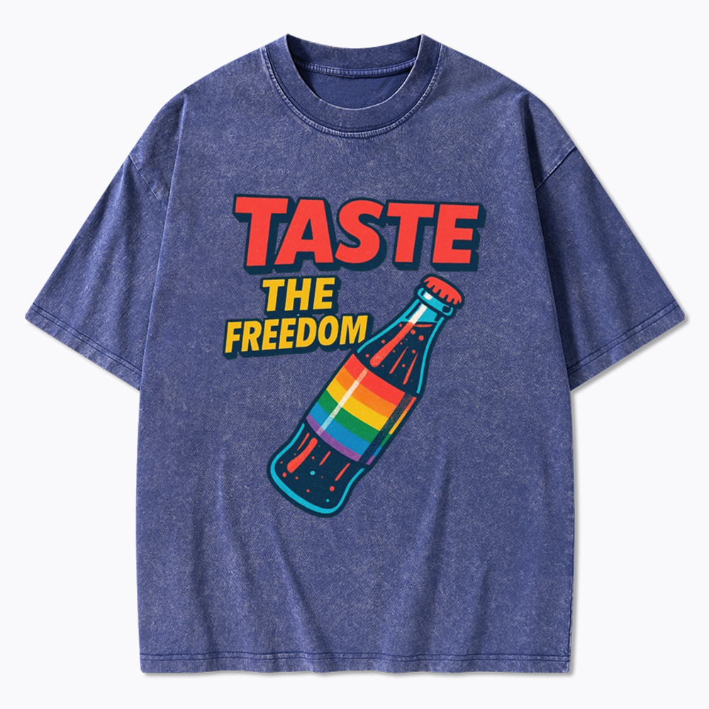 Taste The Freedom Pride Washed T-Shirt
