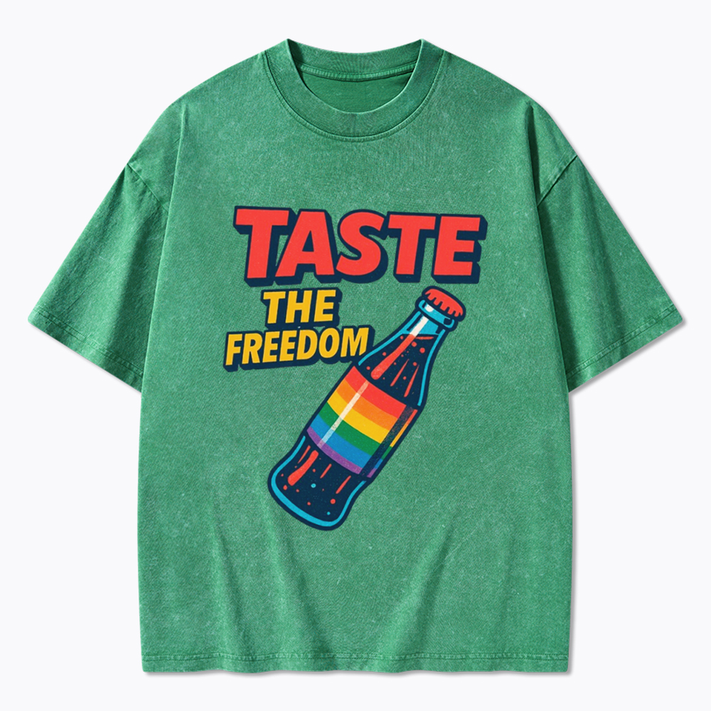 Taste The Freedom Pride Washed T-Shirt