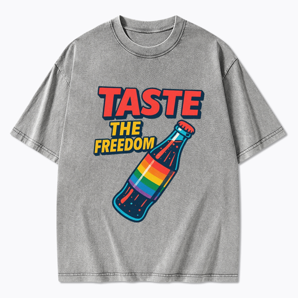 Taste The Freedom Pride Washed T-Shirt
